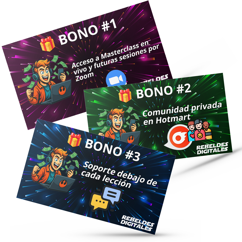 Bonos incluidos - Rebeldes Digitales